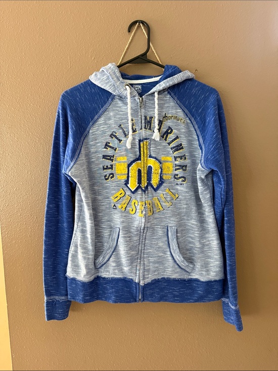 Cooperstown Collection Tops - Seattle Mariners Women’s Full Zip Hoodie